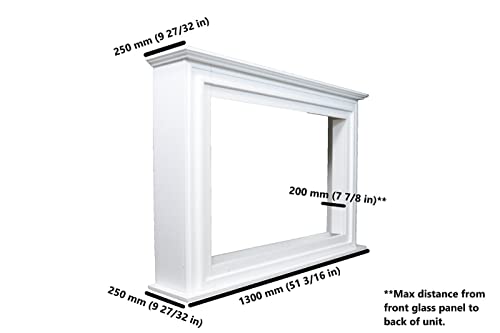 Smart Electric Fireplace with Mantel E888787