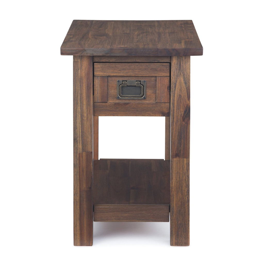 Solid Acacia Wood Narrow Side Table P6161