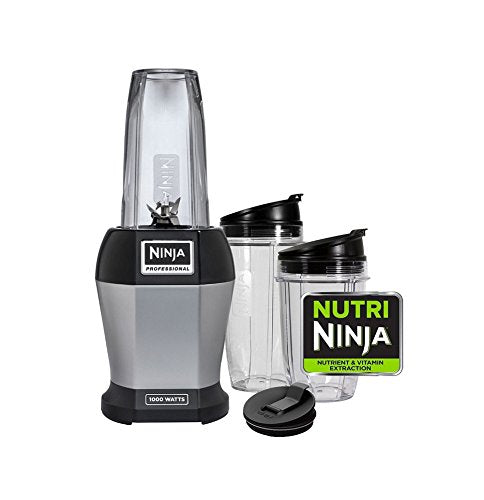 3-Sip & Seal Single Serves (12, 18, and 24 oz. Cups) Stainless Steel/Black Personal Blender H5741