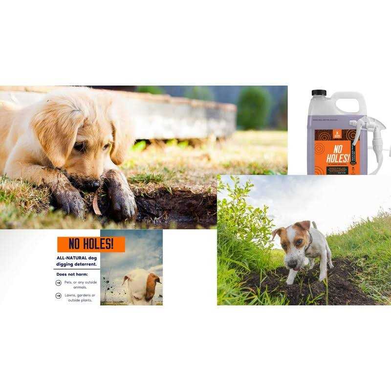 No Holes! Digging Dog Prevention Gallon with Trigger Sprayer A5673