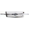 Chrome Textured Grille with Smooth Frame W414834