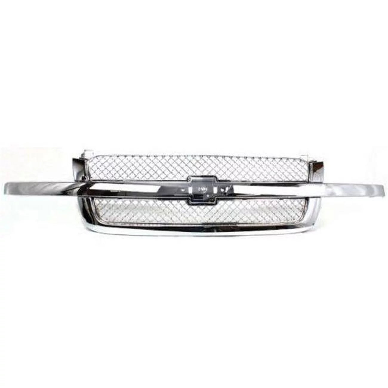 Chrome Textured Grille with Smooth Frame W414834