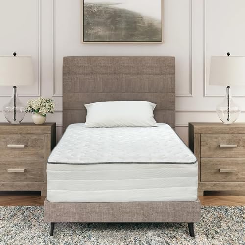 12 Inch Hybrid Twin Mattress with Pocketed Coil Spring and Cold Foam K692985