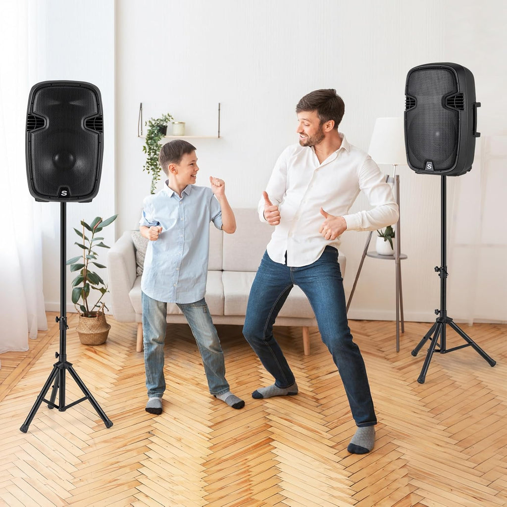3000W 2-Way Active + Passive PA Speaker System with Bluetooth N55214
