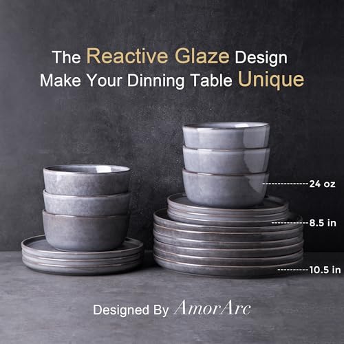 12pc Stoneware Dinnerware Set, Service for 4 N24031