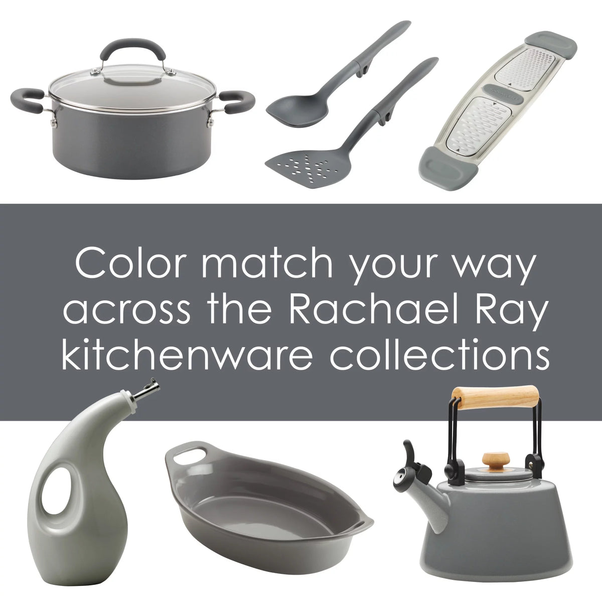 3-Piece Sea Salt Gray Kitchen Prep Set Q144