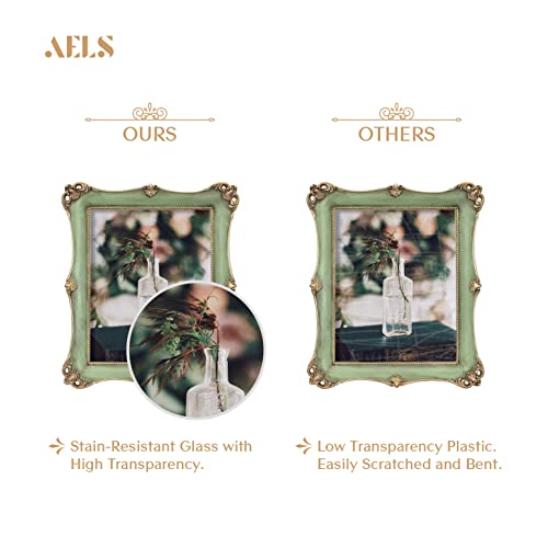 8x10 Inch Vintage Picture Frame with Glass Front G414