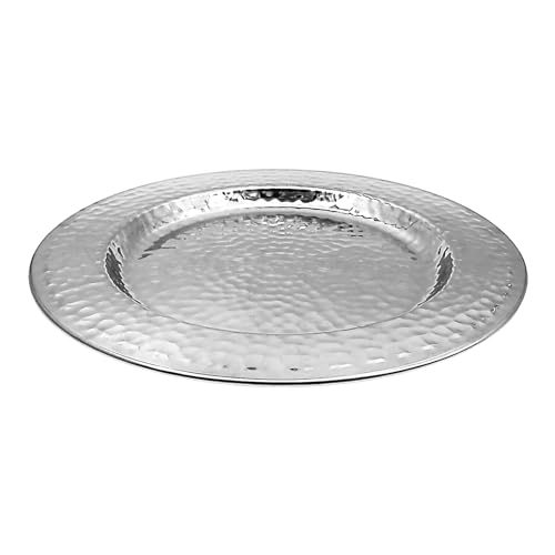 13-Inch Stainless Steel Gold Charger Plates Set of 6 L948369
