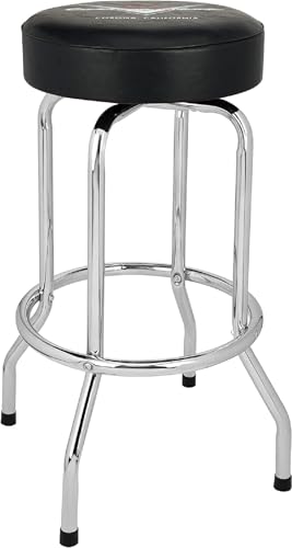 Black 24" Swivel Barstool Q272