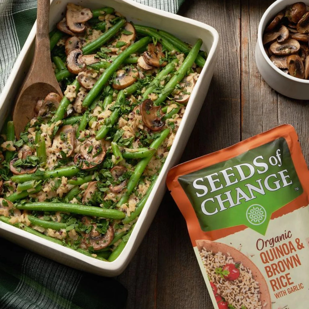 Organic Quinoa & Brown Rice with Garlic Mix, 8.5oz x 6 Packs A67659