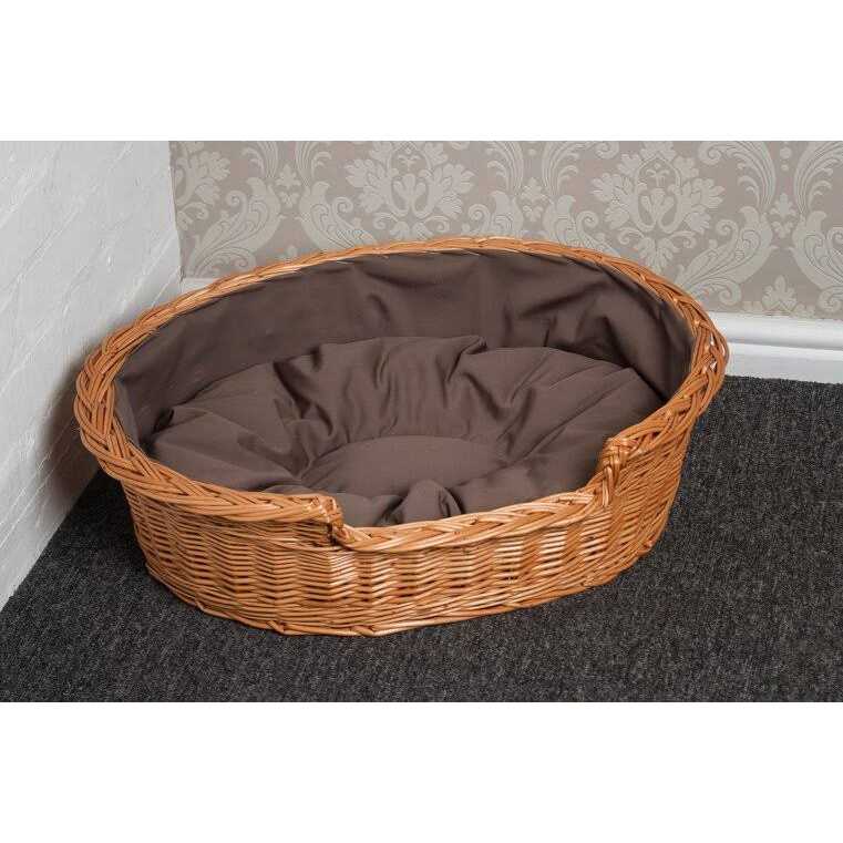 Wicker Dog Bed Basket U3299