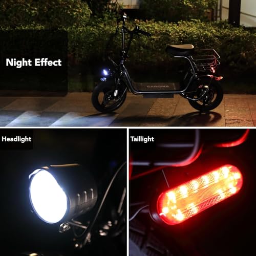 1200W Electric Scooter with Seat, 14" Fat Tire, 500Wh Battery, Foldable E37125