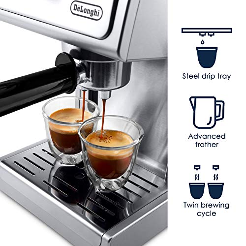 Silver Espresso Cappuccino Machine H740491