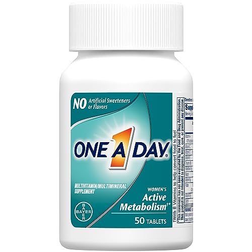 One A Day Women’s Active Metabolism Multivitamin, 50 Count Q498