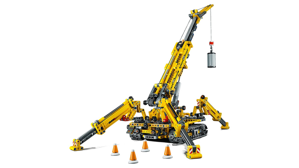 Compact Crawler Crane Construction Model Set (920 Pieces) F21220