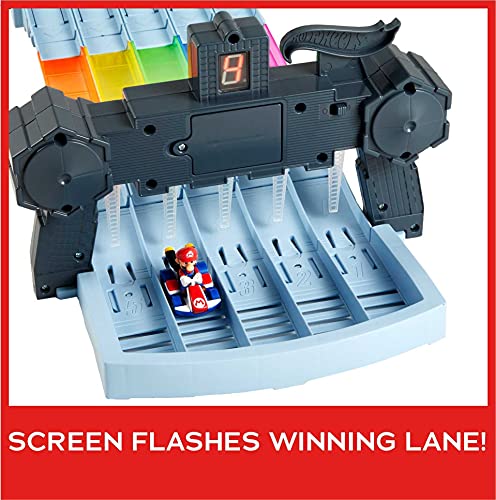 8-Foot Track Set with Lights & Sounds & 2 1:64 Scale Vehicles C9473