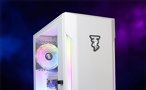 White Gaming PC Desktop Computer C176