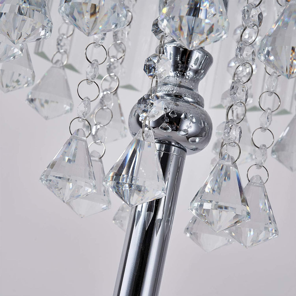Chrome Crystal 3-Lights Floor Lamp U790326