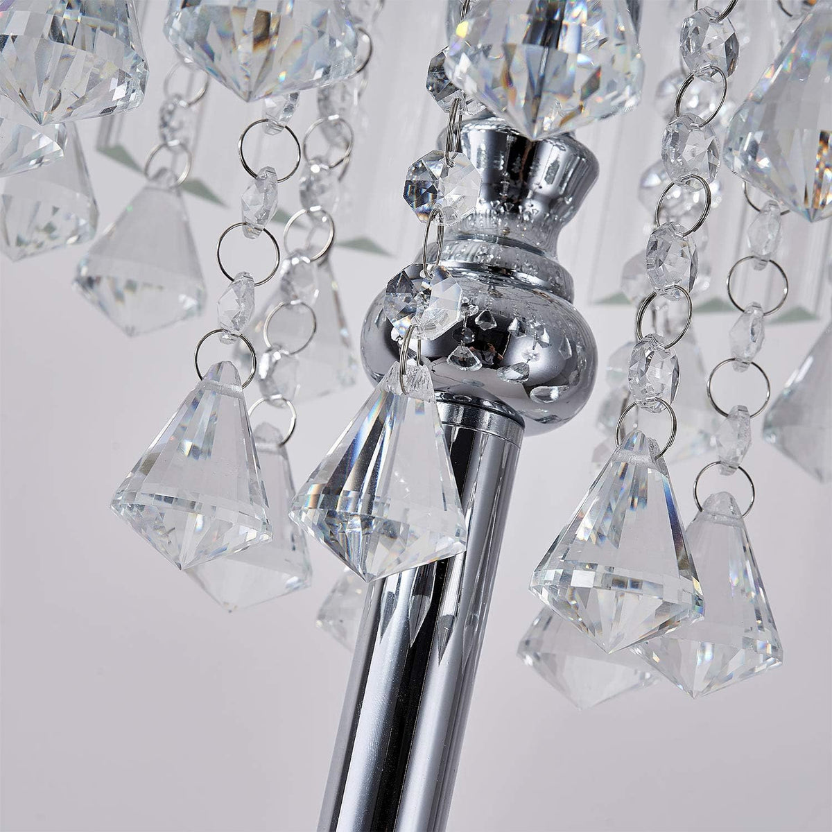 Chrome Crystal 3-Lights Floor Lamp U790326