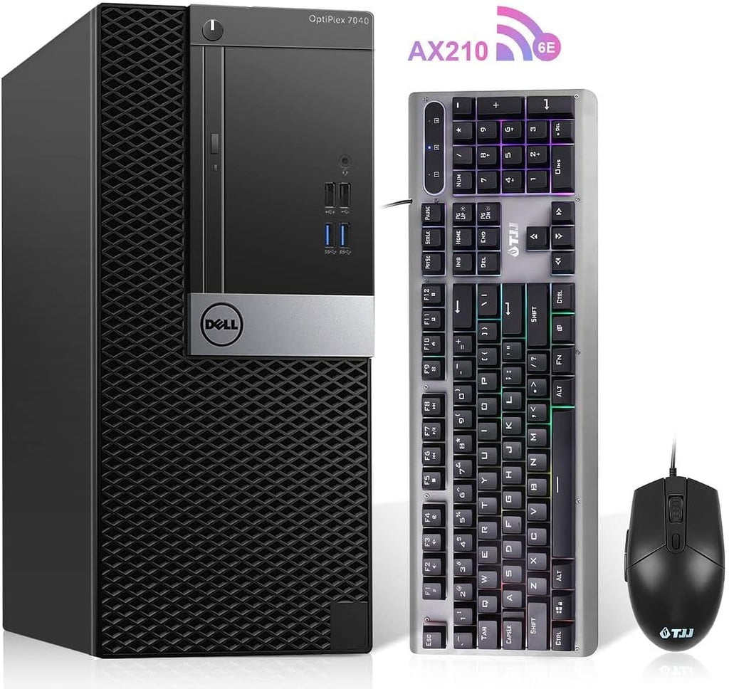 PC Tower Desktop Computer, i5 6500 3.20GHz, 16GB DDR4 Ram, 512GB M.2 NVMe SSD, 1TB HDD, Windows 10 Pro N948