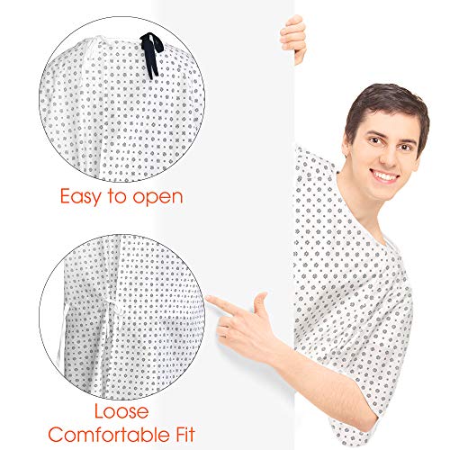 Unisex Patient Gown with Back Ties E462672