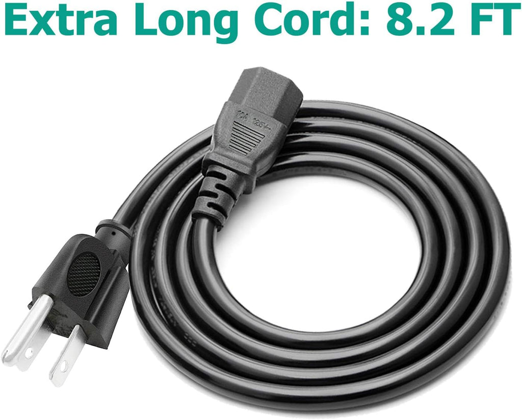 3 prong 8.2ft AC Power Cord Cable P836