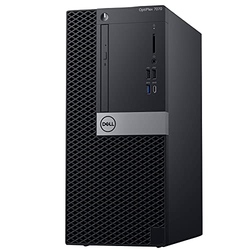 Dell Optiplex 7070 Tower Desktop Computer Intel i7-9700 32GB DDR4 RAM 1TB SSD Windows 11 Pro Internal Wi-Fi 6 PCIe Adapter (Renewed) Y33306
