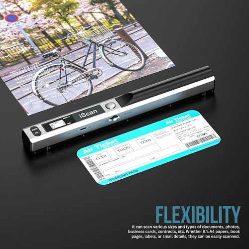 Wireless A4 Document Scanner with 16GB Card V833