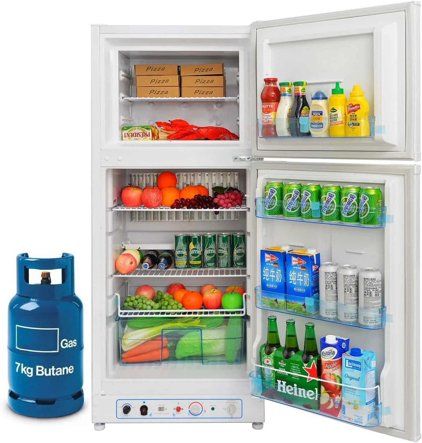 6.5 Cu ft Propane Refrigerator Gas Fridge Q815956