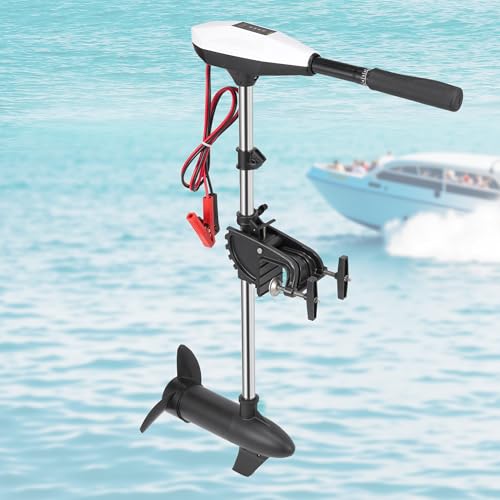 55lb Thrust 8 Speed Electric Outboard Motor with 30'' Shaft N3423