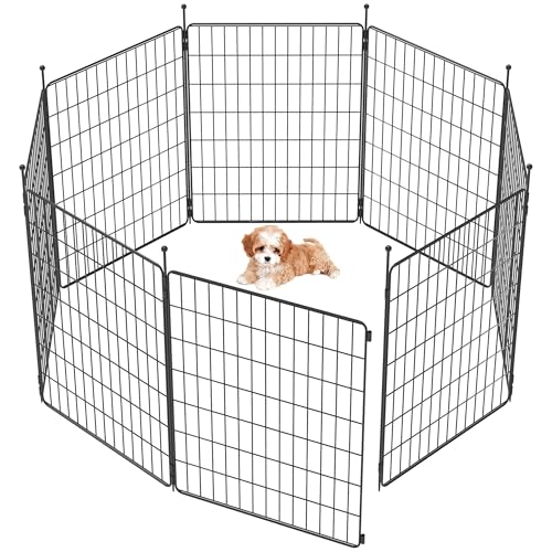 Expandable 24-inch 8 Panels Dog Playpen O5158