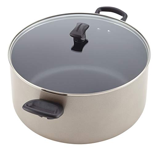 10.5-Quart Aluminum Nonstick Covered Stockpot D431100