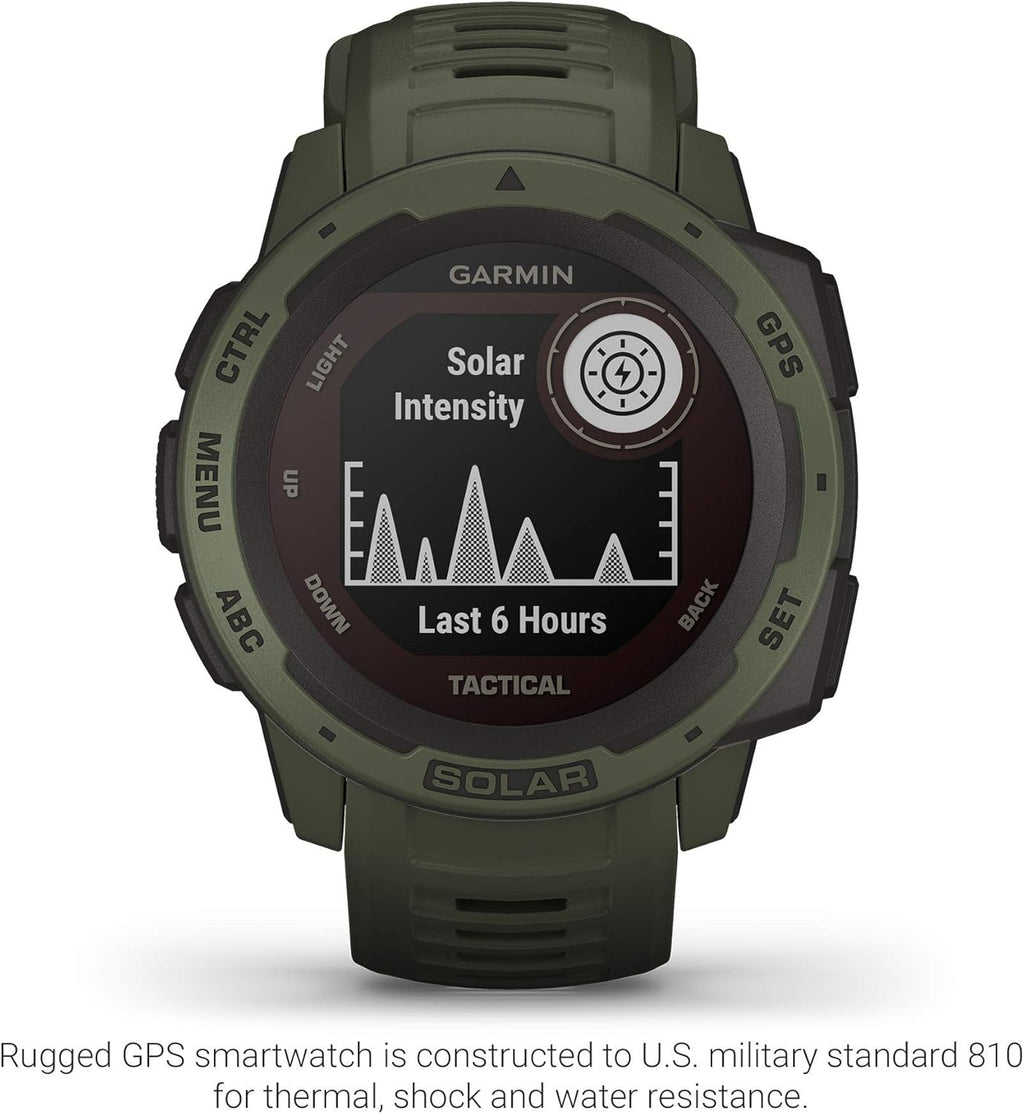 Moss Green Solar-Powered Rugged Outdoor Smartwatch M6902