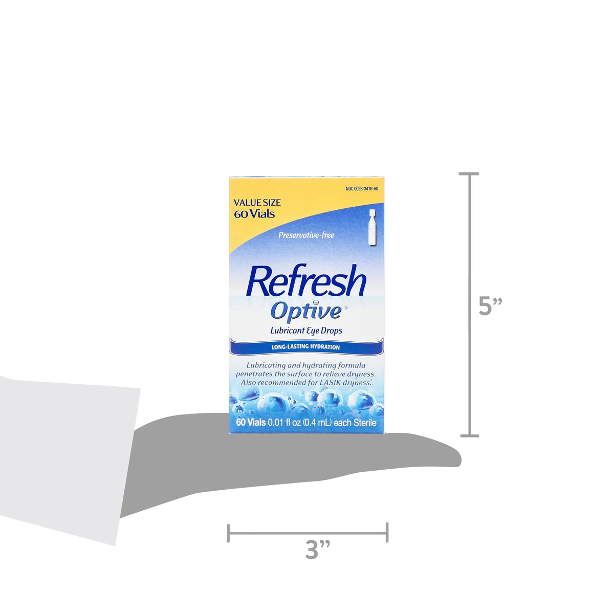 60 Count 0.4 ml Lubricant Eye Drops S87227