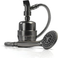 Brushed Nickel Handheld Shower Filter with 5 Function Massager and 6’ Stainless Steel Flex Hose M210196