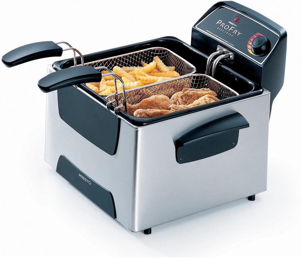 1800W 12-Cup Stainless Steel Deep Fryer L21152