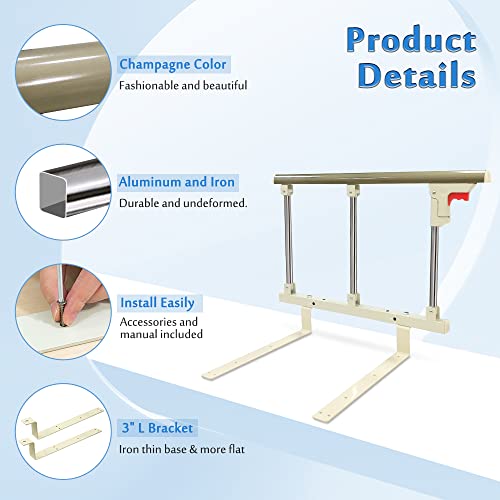 Collapsible Half Bedrails for Hospital Bed T493