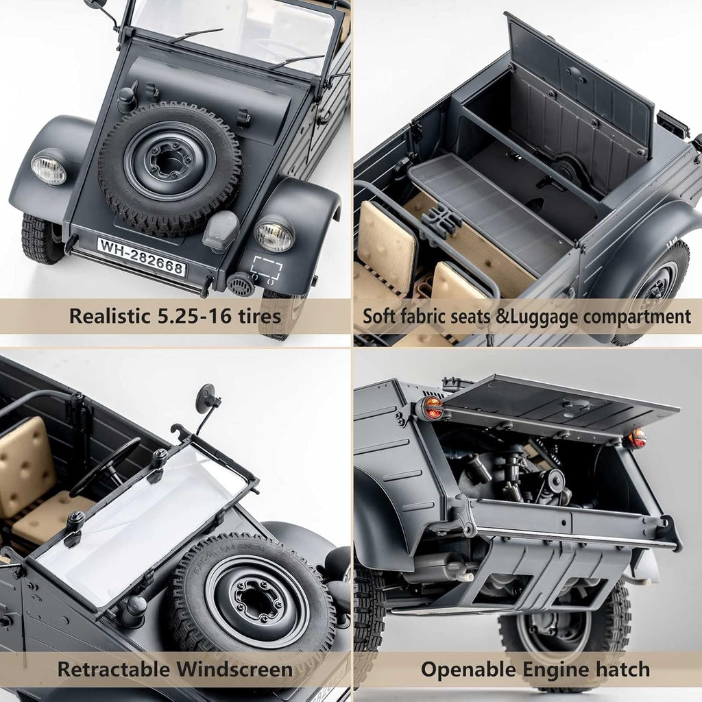 1/12 Kubelwagen Type 82 RC Rock Crawler U496