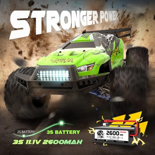 Mini 1:8 RC Car, Remote Control Truck 4X4 Waterproof 2.4GHZ Off Road with 3S Battery C821