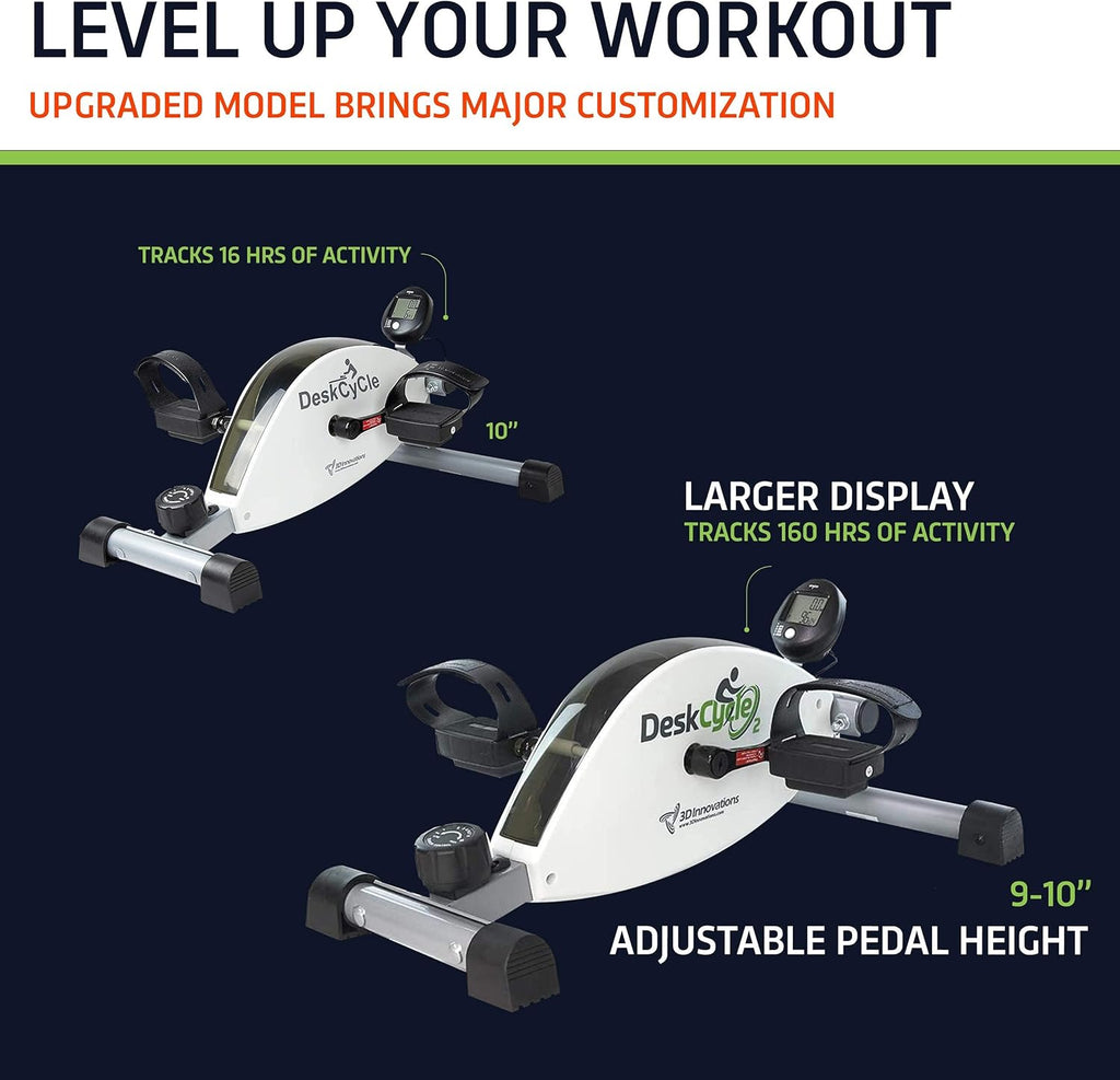Under Desk Bike Pedal Exerciser with LCD Display C79260