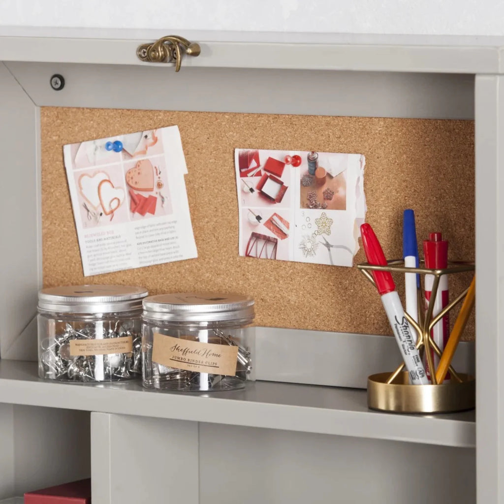 Gray Fold Out Wall Mount Desk M6720