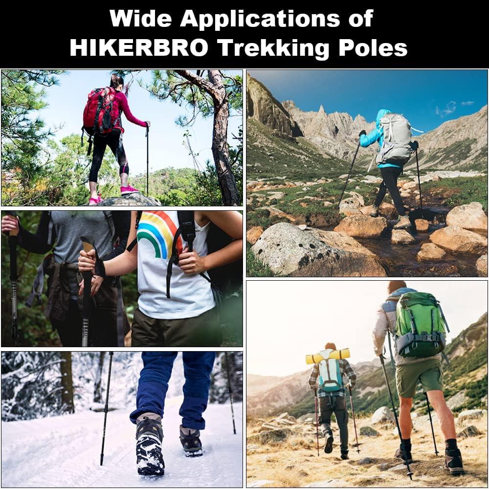 Carbon Fiber Trekking Poles with Cork Handle U3566