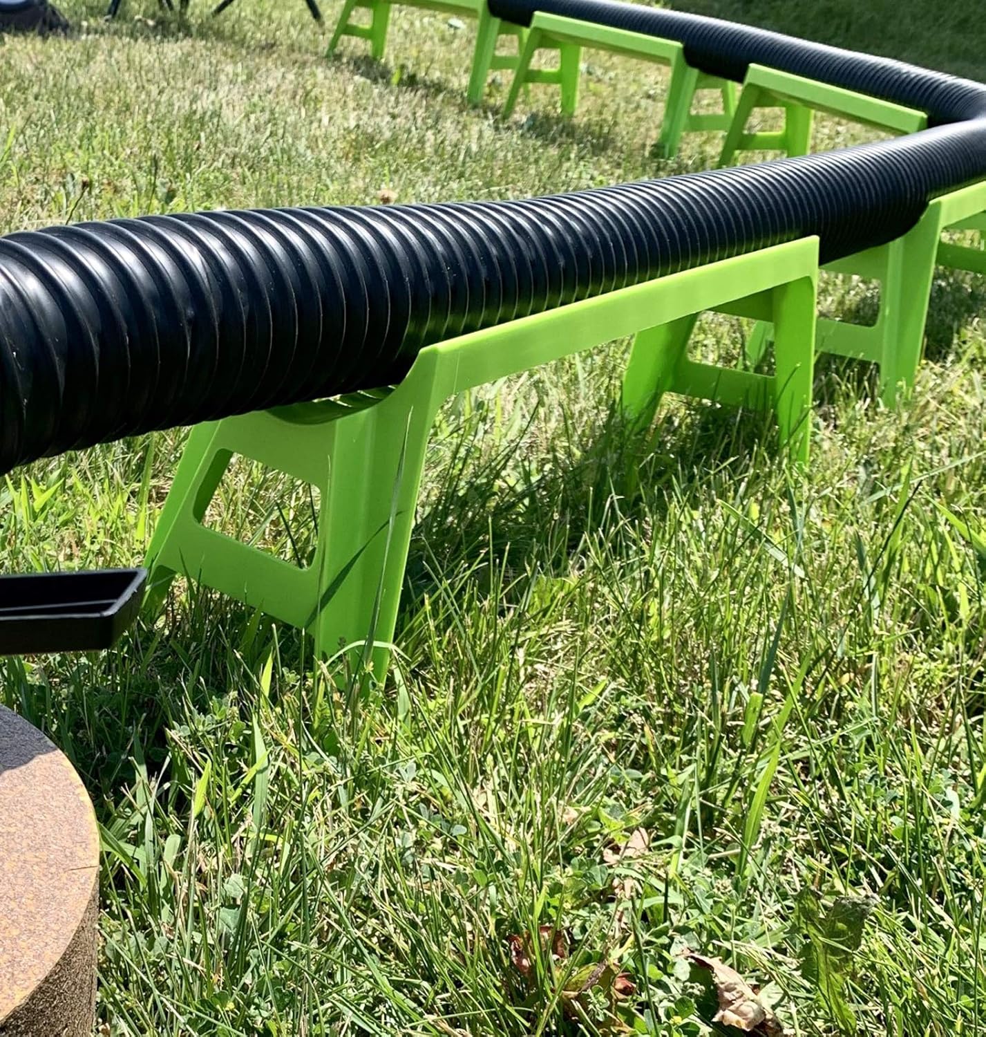 Green Pack of 2 RV Sewer Hose Support I29482