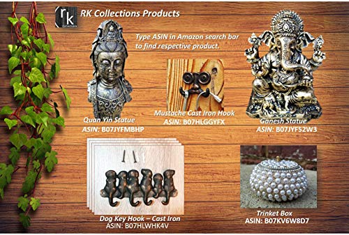 6.25" Multicolor Antique Finish Ganesh Statue D4121