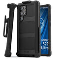 Black Belt Clip Case for Samsung Galaxy S22 Ultra R7742