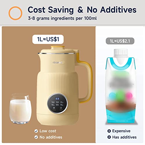 20 oz Automatic Nut Milk Maker with Nut Milk Bag F616716
