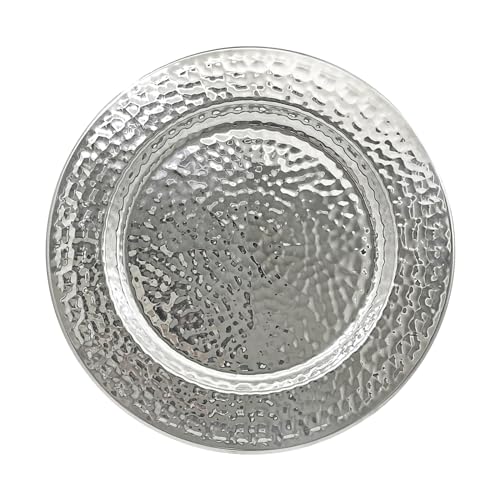 13-Inch Stainless Steel Gold Charger Plates Set of 6 L948369