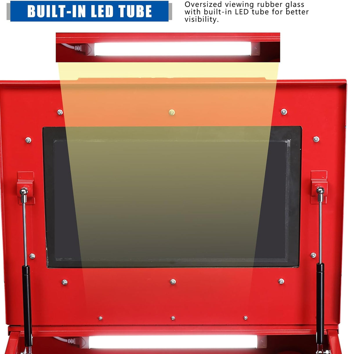 40 Gallon Portable Bench Top Sand Blasting Cabinet with Spray Gun F5797