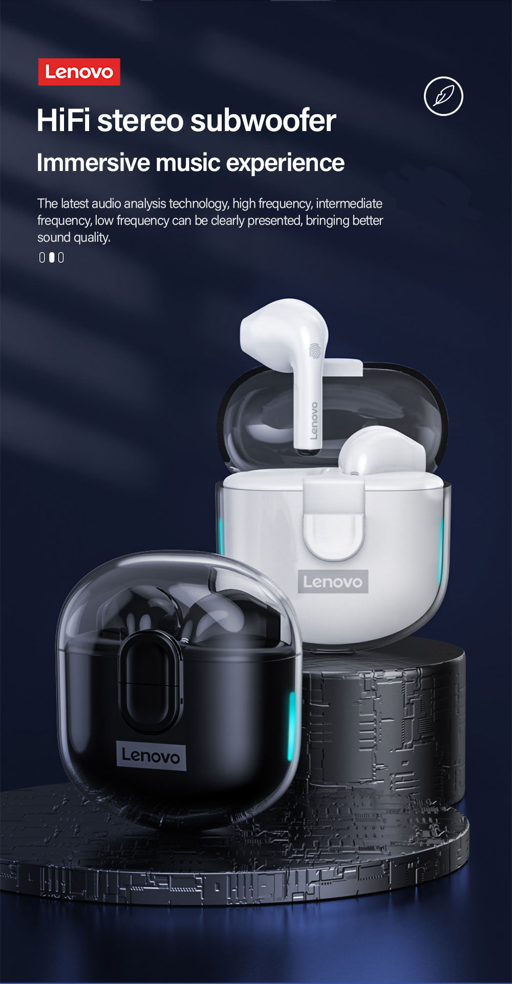 Wireless Sound Isolation Earphones Y2644
