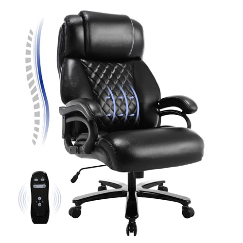 Black Ergonomic Leather High Back Office Chair S464007